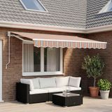 Maison Exclusive - Tissu de remplacement de cantonnière d’auvent multicolore 300 cm