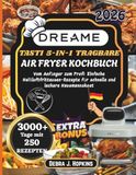 Dreame Tasti 5 in 1 Tragbare Air Fryer Kochbuch
