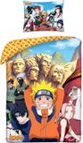 Naruto Halantex Naruto Dekbedovertrek Hokage - Eenpersoons - 140 x 200 cm - Katoen