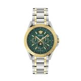 Versace Galaxy Moonphase VE0K00325 Horloge - Staal - Multi - Ø 43 mm
