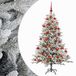 vidaXL Kunstkerstboom met kerstbal 150 cm 150 LED's Warmwit