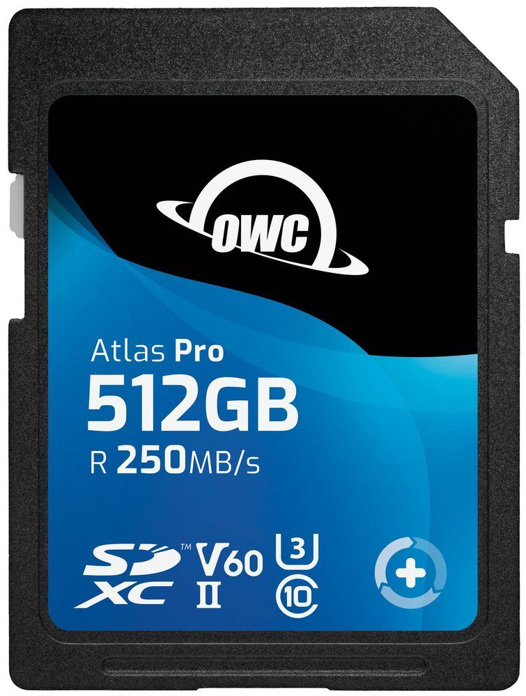 OWC Atlas Pro 512GB SDXC UHS-II V60 Memory Card