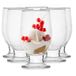 Glasmark KROSNO 1992 Set Van 6 Ijsbekers Van Transparant Glas Ijsglazen Dessertglazen Elegante Met Voet 270 ml