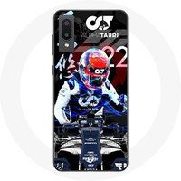 Maniacase Hoesje voor Samsung Galaxy A02 Formule 1 Yuki Tsunoda Japanse F1 autocoureur