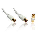 CDL Micro 2TV-10 10 m gouden tv coax antenne kabel