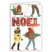Afie 61-5648 kerstkaart, Vrolijk Kerstmis, glanzend, glinsterend, flamboyer, slee, cadeau, dennenboom, bloemen aan het einde van het jaar, met witte envelop