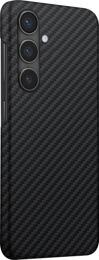 Samsung Galaxy S25 Carbon Effect Back Cover - Black