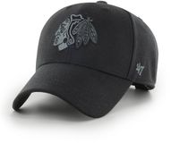 47Brand Blackhawks baseballpet NHL MVP Zwart Unisex One size