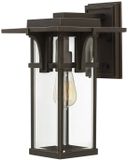 Hinkley Manhattan LED Wand Buitenlamp | E27 | 60W | IP44 | Dimbaar | Oil Rubbed Bronze