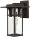 Hinkley Manhattan LED Wand Buitenlamp | E27 | 60W | IP44 | Dimbaar | Oil Rubbed Bronze