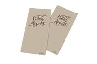 Funny Motiefservetten - Guten Appetit | 33x33cm, 2-laags, 1/8 vouw, bruin | 100% gerecycled papier | 2000 stuks