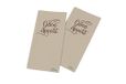 Funny Motiefservetten - Guten Appetit | 33x33cm, 2-laags, 1/8 vouw, bruin | 100% gerecycled papier | 2000 stuks