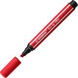 STABILO Pen 68 MAX - Viltstift Met Dikke Beitelpunt - Karmijnrood