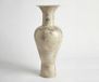 Vase Medora B27 x T27 x H71 cm Métal Albâtre Or Fait main