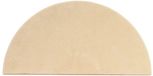 Own Grill Heat Deflector Half Moon 30 cm Beige Ceramic