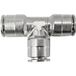 TRU COMPONENTS T-connector TC-14205496 MPE 6 Buis-Ø: 6 mm 1 stuk(s)