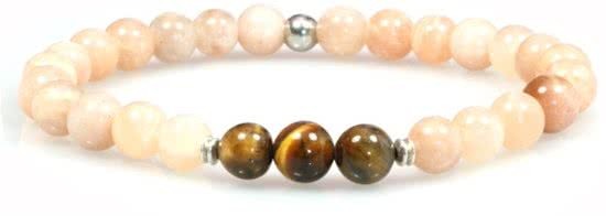 Heaven Eleven heren armband Sunstone Tigereye