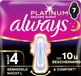 Always Platinum night serviettes hygiéniques avec ailettes - 8 x 8 pièces