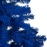 Beliani FARNHAM - Sapin de Noël - Bleu - 210 cm - PVC