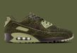 Nike Air Max 90 Premium "Skunk" Sneakers Herren Olivgrün/Dunkelbraun