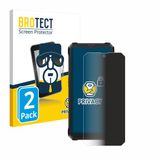 BROTECT - privacy screenprotector voor Blackview BV6200 Plus - Folie Beschermfolie Blauwlichtfilter 2 Stuks