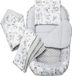 Medi Partners 5-delige Babynest Set 100x60x15 cm Hert in bladeren met grijze Minky