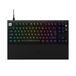 Logitech G PRO X2 RAPID bedraad gamingtoetsenbord met magnetische analoge schakelaars, snelle trigger, OLED-display, 8 kHz pollingfrequentie, polssteun en afneembare USB-C-kabel - Roze