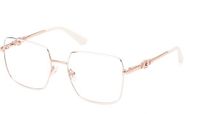Guess GU2953 024 Vierkant Metaal Rose Goud Vrouwen 53mm