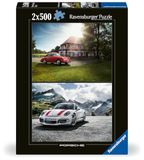 Ravensburger Porsche Classic 356 + Porsche 911 R Puzzel 2x 500 stukjes