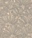 Rasch 542660 - Vliesbehang met grafisch bladerpatroon in bruin met structuur - Collectie: Deco Style