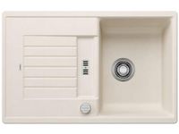 Blanco Silgranit spoelbak, 780x500 mm, zacht wit