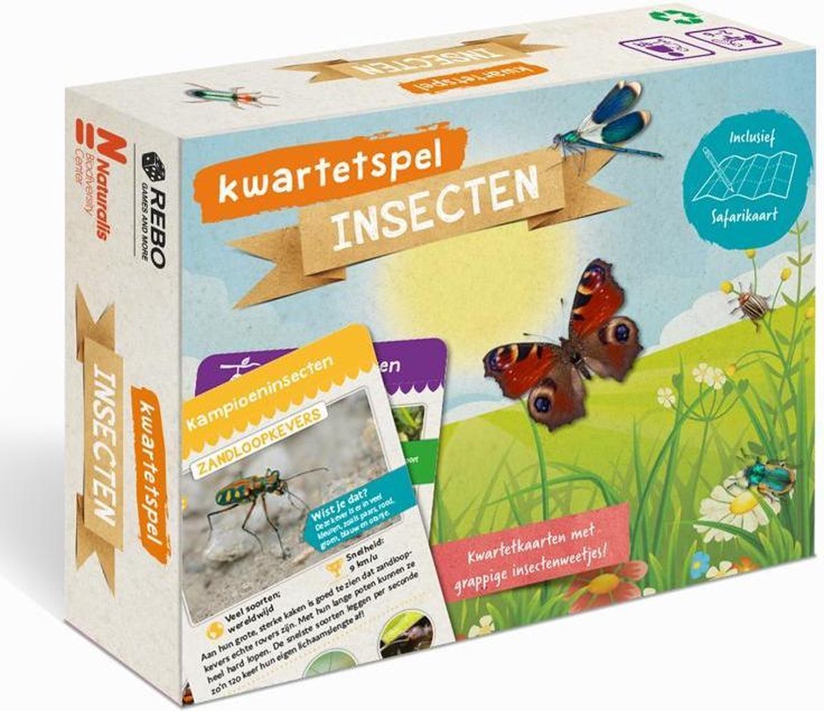 Massamarkt Kinderboeken Icob Insecten - Insectenboek en kwartetspel insecten