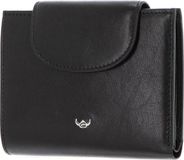 Golden Head Leren portemonnee Colorado RFID Protect Kombischeintasche mit Riegel 1237 Schwarz zwart