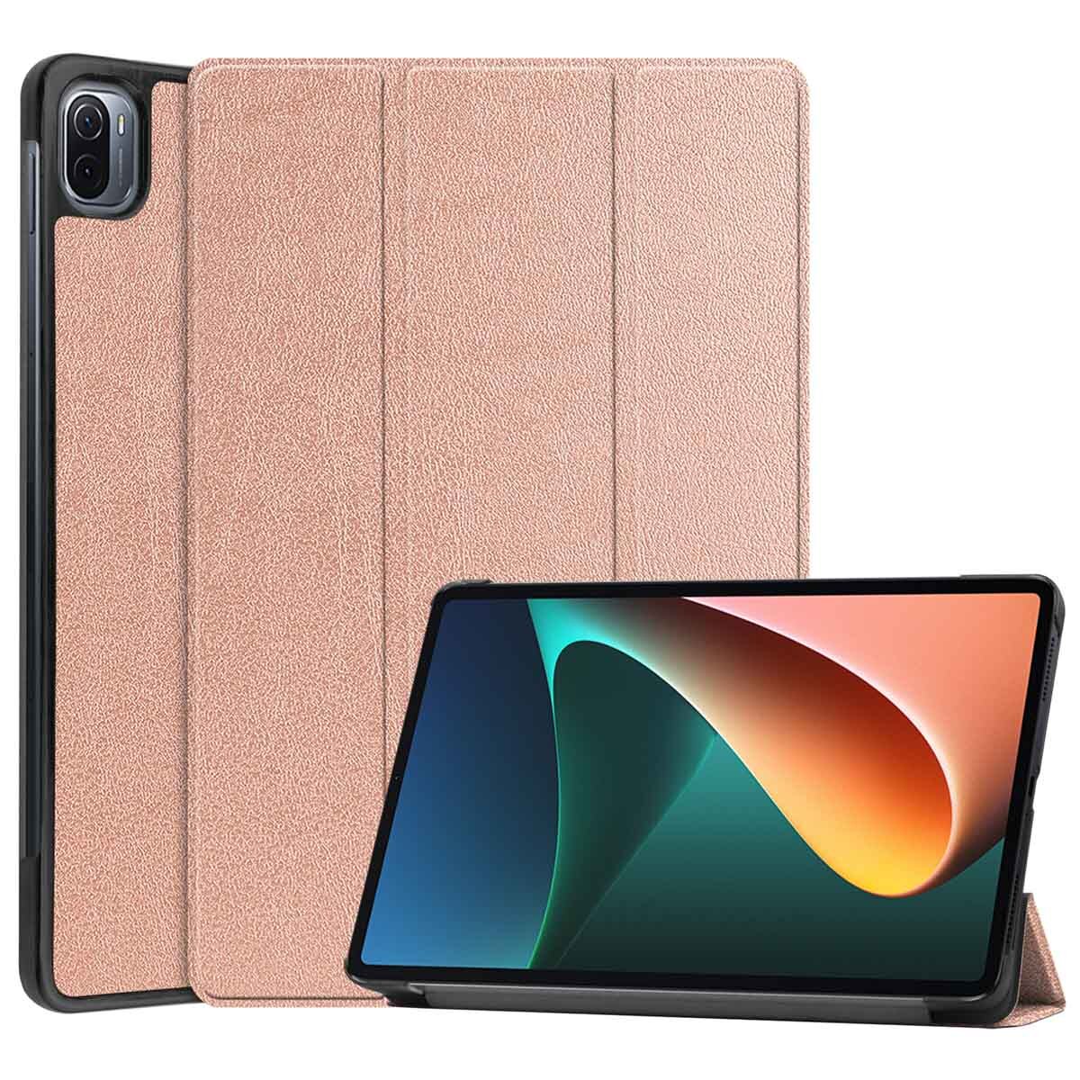 imoshion Trifold Bookcase Xiaomi Pad 5 / 5 Pro tablethoes - Rosé Goud