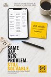 Same Day. New Problem. Still Solvable: Lined Notebook