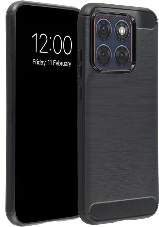 imoshion Brushed Backcover voor de Motorola Edge 70 Fusion - Zwart