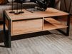 Denzel Table basse DENZEL 1 tiroir chêne artisanal/anthracite