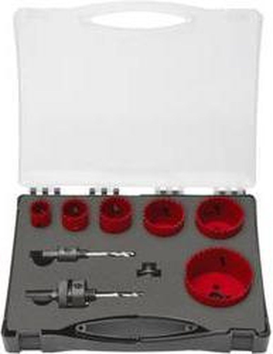 Exact Gatenzaagset O 22 - 68 mm, HSS Bi - metaal 70604