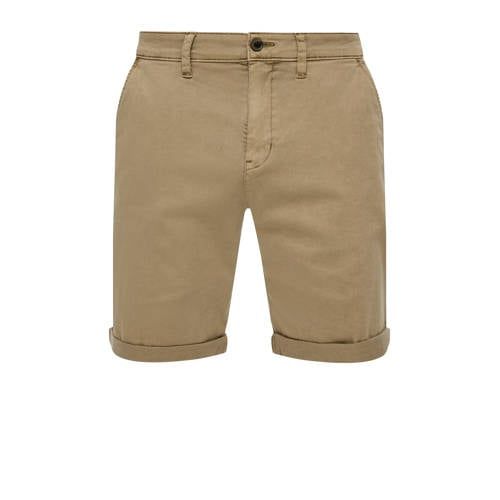 Q/S by s.Oliver slim fit short lichtbruin