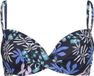 Brunotti Stefana-Print Bikini Top Dames Zwart