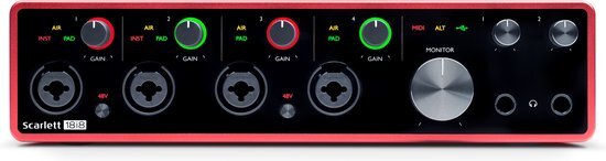 Focusrite Scarlett 18i8 3rd Gen 18-in, 8-out USB audio interface