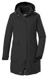 killtec Damen Funktionsparka dames Parka/jas waterdicht met afritsbare capuchon