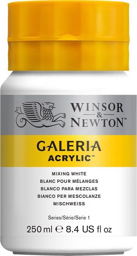 Winsor & Newton Galeria Acrylverf - 250ml - Mixing White