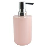 MSV Zeepdispenser Inagua vloeibare zeepdispenser, inhoud 7 x 7 x 16 cm - pastelroze