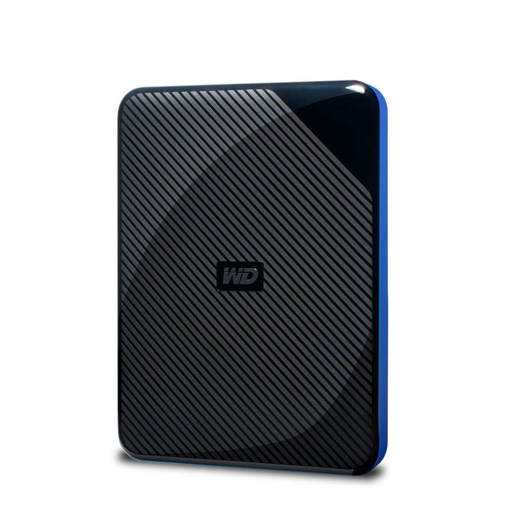 Western Digital 4TB External Hard Drive - Black/Blue