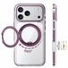 Torras Ostand O3 Light Back Cover for Apple iPhone 18 Pro Max / iPhone 17 Pro Max - Purple