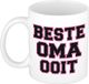 Bellatio Decorations Shoppartners Bv Beste oma ooit mok / beker - wit - verjaardag / bedankt cadeau - koffiemok / theemok