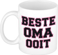 Bellatio Decorations Shoppartners Bv Beste oma ooit mok / beker - wit - verjaardag / bedankt cadeau - koffiemok / theemok