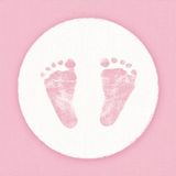 Ambiente Serviettes - 40 x pièces - rose - baby shower - 33 x 33 cm - papier - fille née