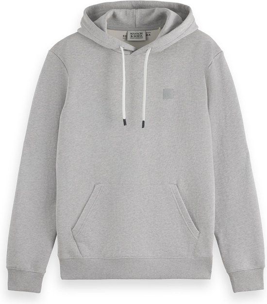 Scotch & Soda CORE - LOGO HOODIE Heren Trui - Grey Melange - XXL